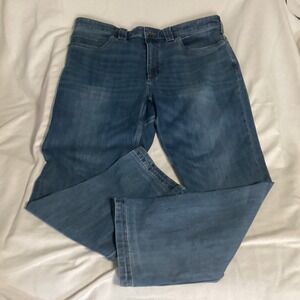 Duluth Trading CoMens Ballroom Double Flex JeansDenim Straight Leg Stretch Pants